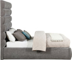 Adam - Chenille Fabric Bed With 70.5" Headboard