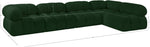 Ames - 5 Piece Modular L-Shaped Sectional