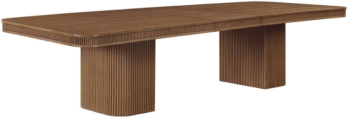 Mohari - Solid Wood And Oak Veneer 112" / 160" Dining Table