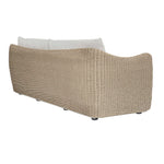 Sunset - Wicker Outdoor Sofa - Oatmeal / Oyster White