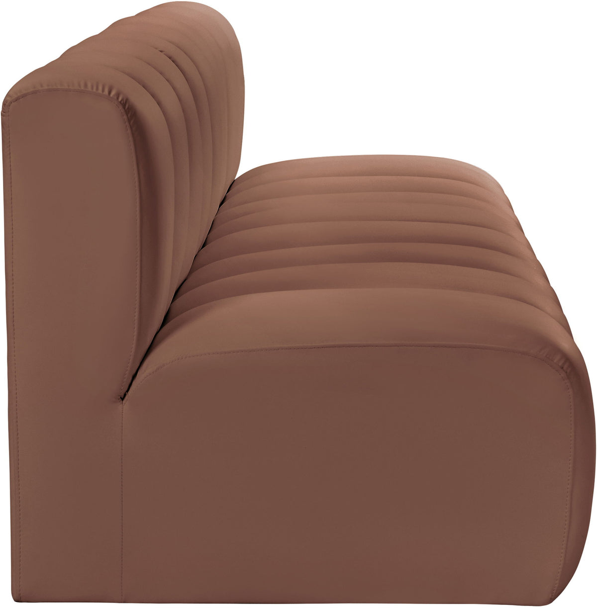 Arc - Faux Leather 3 Seats Modular Sofa