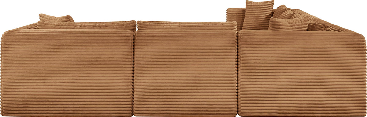 Shaggy - Fabric 7 Piece Modular U-Shaped Sectional With Ottoman