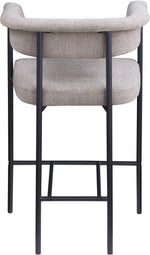 Malin - Linen Counter Stool (Set of 2) - Taupe