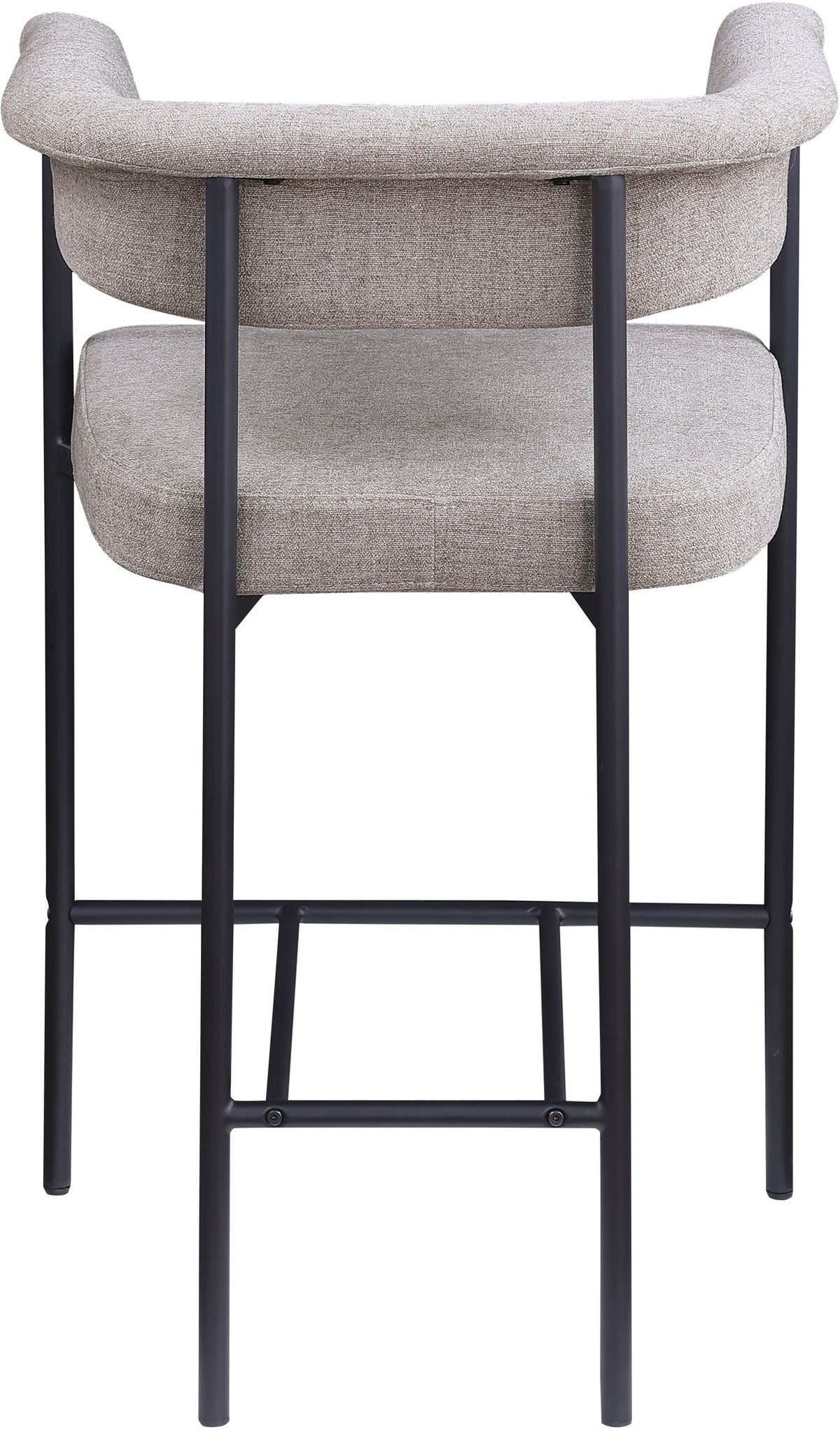 Malin - Linen Counter Stool (Set of 2) - Taupe