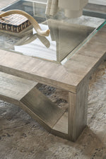 Melange - Saber Cocktail Table - Silver
