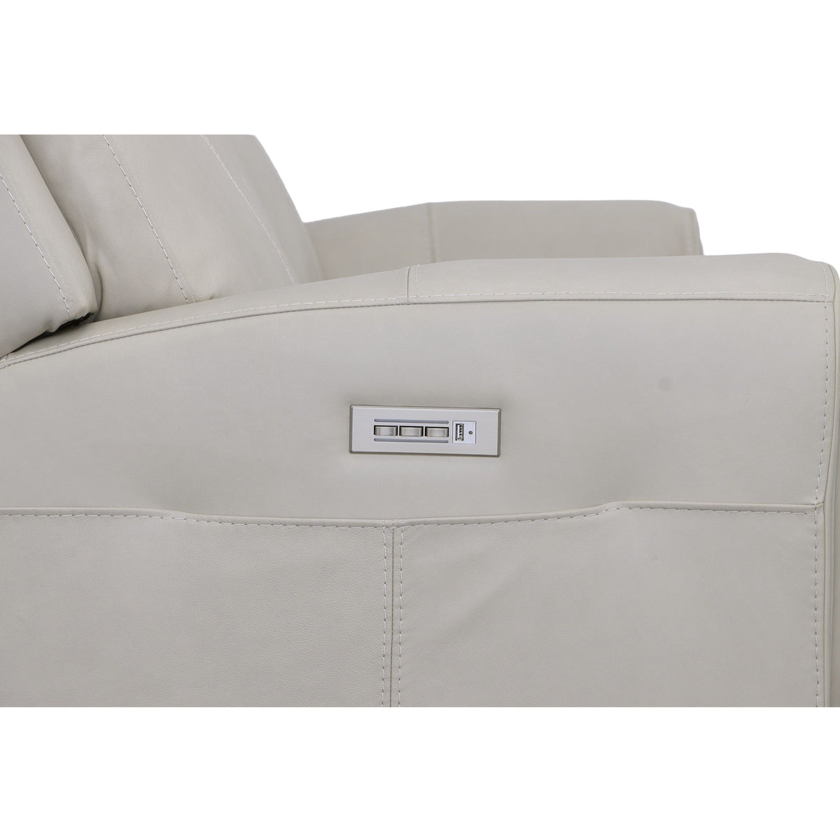 Barnett - Power Reclining Sofa With Power Headrests & Lumbar