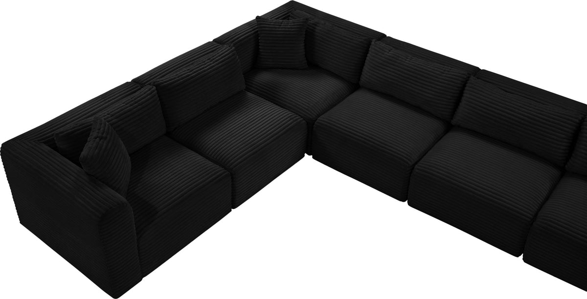 Shaggy - 9 Piece Modular U-Shaped Sectional