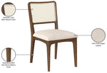 Atrium - Upholstered Seat Dining Chair With Brushed Brown Base (Set of 2)