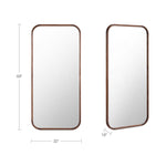 Kai - Floor Mirror - Walnut