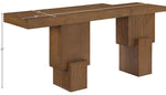 Anzio - Oak Veneer And Solid Wood Console Table