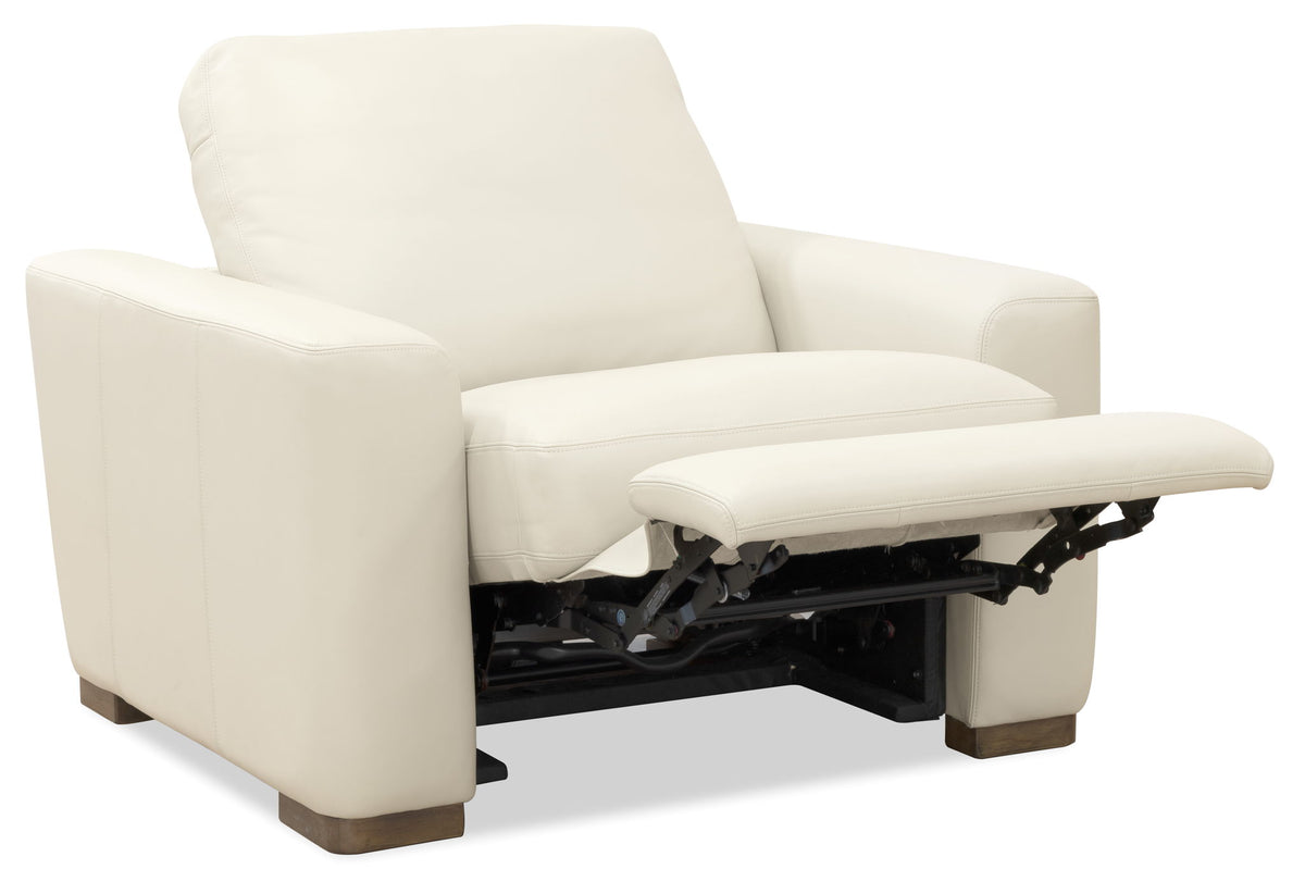 MS - Optimus Power Recliner with Power Headrest - Beige