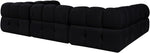 Orin - Velvet 6 Piece Modular Sectional