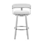 Lorin - Stainless Steel Swivel Bar Stool