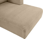 Shaggy - Fabric 6 Piece Modular Sectional With Chaise And Ottoman
