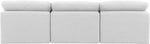 Indulge - Linen 3 Piece Modular Armless Sofa - White