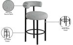 Bordeaux - Stool With Black Legs (Set of 2)