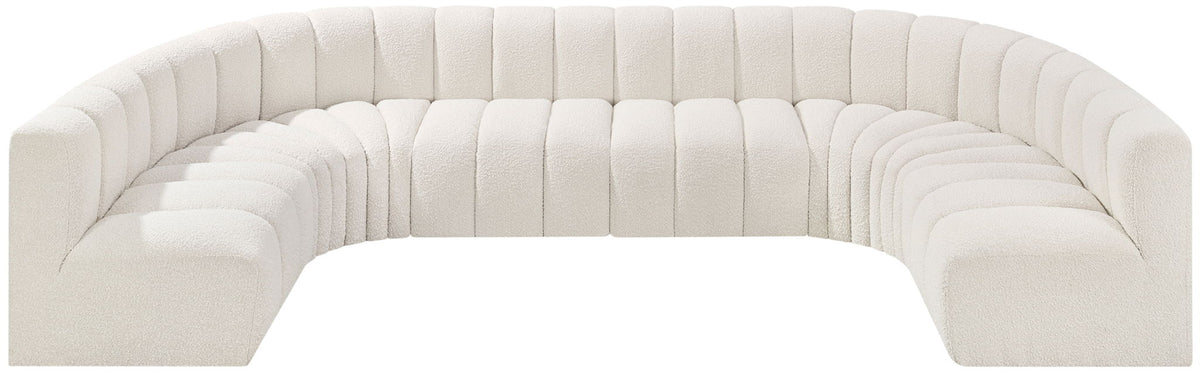 Arc - Boucle Fabric 8 Piece Modular Sofa