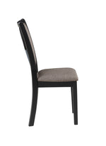 Potomac - 5 Piece Rectangle Dining Set (Table & 4 Chairs) - Brown / Black