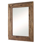 Rennick - Wood Mirror - Dark Brown