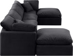 Indulge - Velvet 6 Piece Modular Double Chaise Sectional