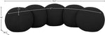 Apollo - Boucle Fabric Bench