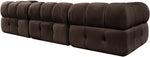 Orin - Velvet Performance Fabric Upholstered 3 Piece Modular Sofa