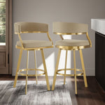 Saturn - Bar Height Bar Stool - Gold
