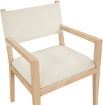 Avon - Vegan Leather Dining Arm Chair