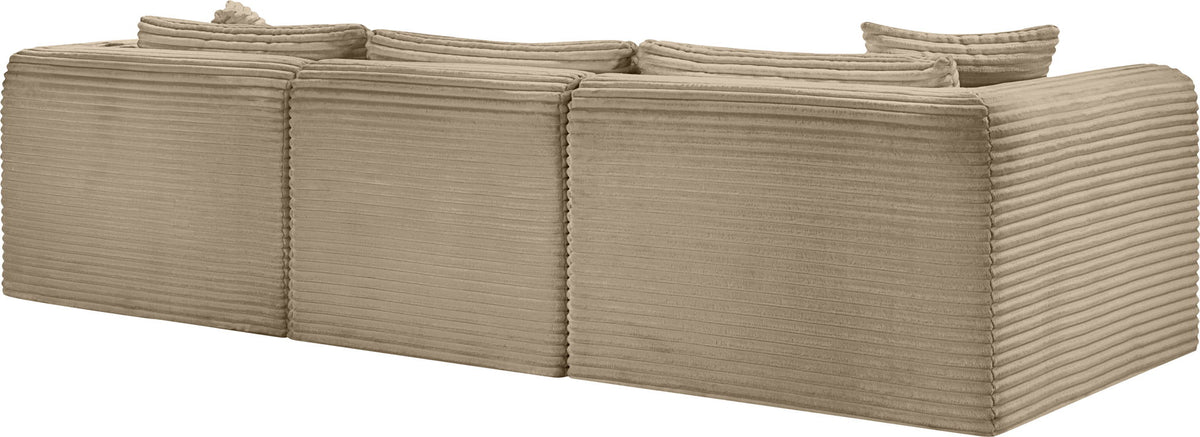 Shaggy - Fabric 4 Piece Modular Sectional