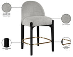 Torino - Counter Stool With Brushed Black Base