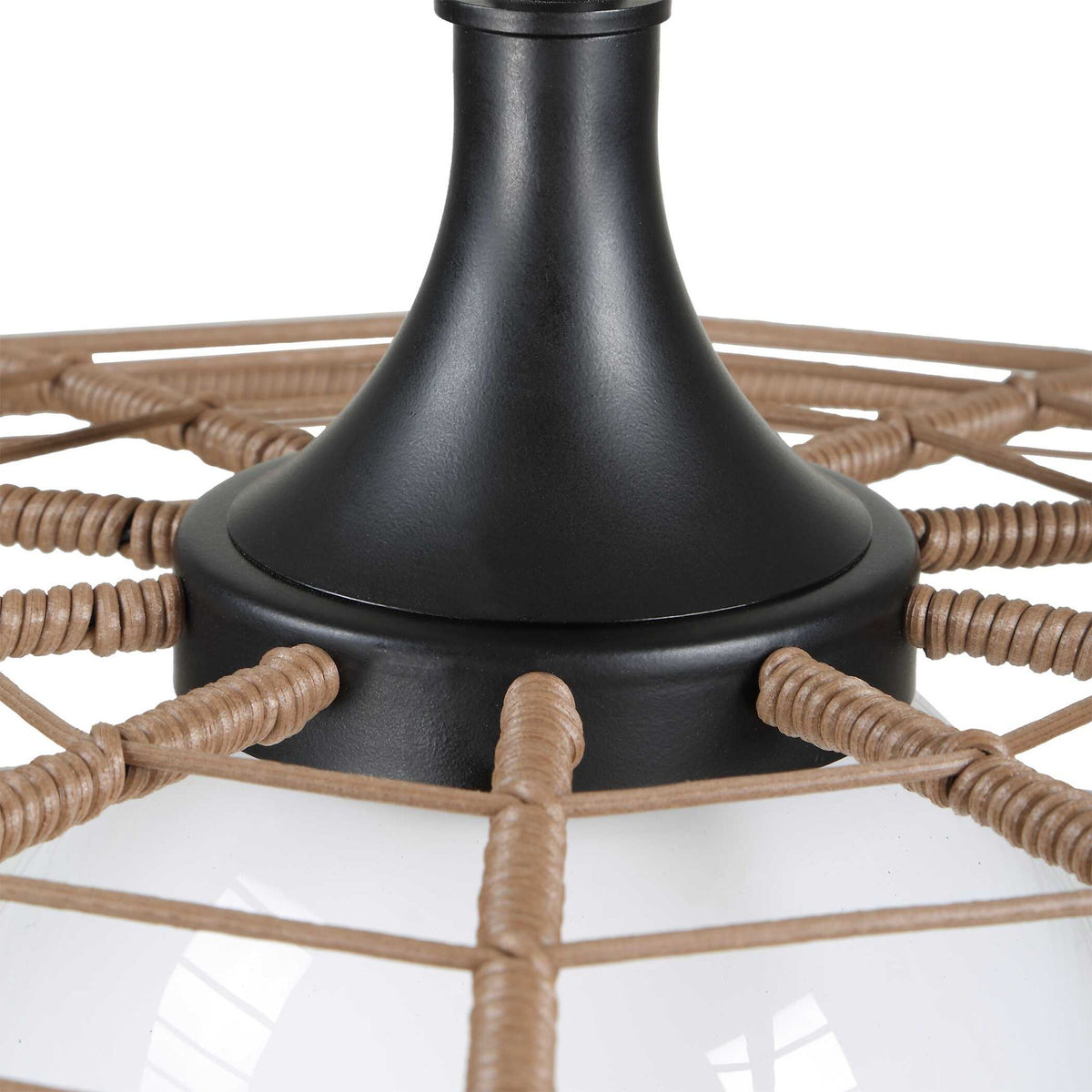 Lakeside - Indoor-Outdoor 1 Light Pendant - Black