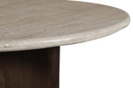 Pietra - Travertine And Mango Wood Dining Table