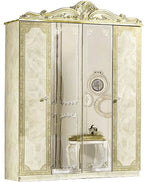 Leonardo - 4 Door Wardrobe - Beige