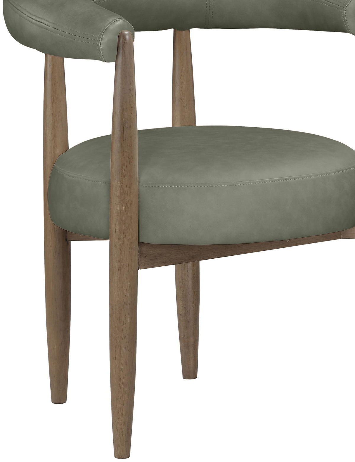 Sable - Vegan Leather Upholstered Dining Chair (Set of 2) - Brown Base