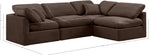 Indulge - Velvet 4 Piece Modular Sectional