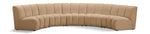 Infinity - 5 Piece Modular Sectional - Camel