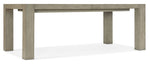 Linville Falls - North Fork Rectangle Dining Table With 1-24" Leaf - Gray