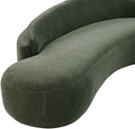 Caspian - Chenille Fabric Upholstered Loveseat