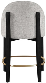Torino - Counter Stool With Brushed Black Base