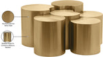 Dimple - 20" 6 Piece Modular Coffee Table