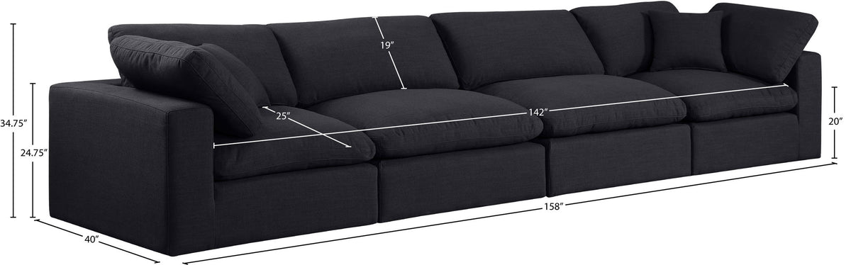 Comfy - Linen Modular Sofa 4 Seats