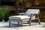 Visola - Chaise Lounge with Cushion - Gray