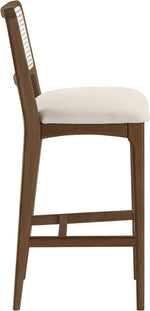 Atrium - Upholstered Bar Stool (Set of 2) - Brushed Brown Frame
