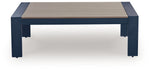 East Beach - Blue - Rectangular Cocktail Table