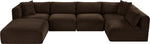 Shaggy - 6 Piece Modular U-Shaped Sectional