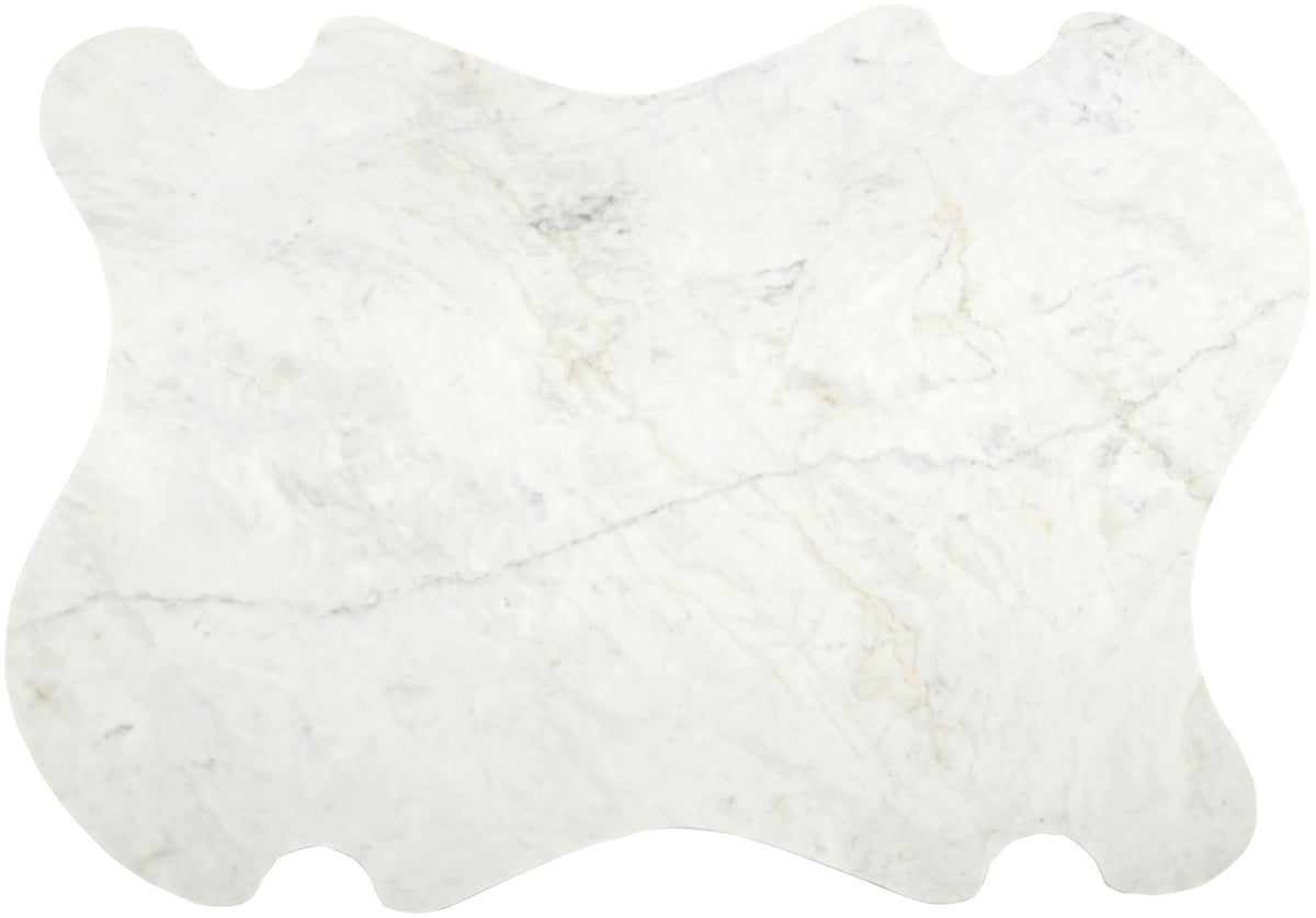 Liona - Marble And Acacia Wood Coffee Table