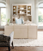 Home Office - Executive Desk - Polished Limestone