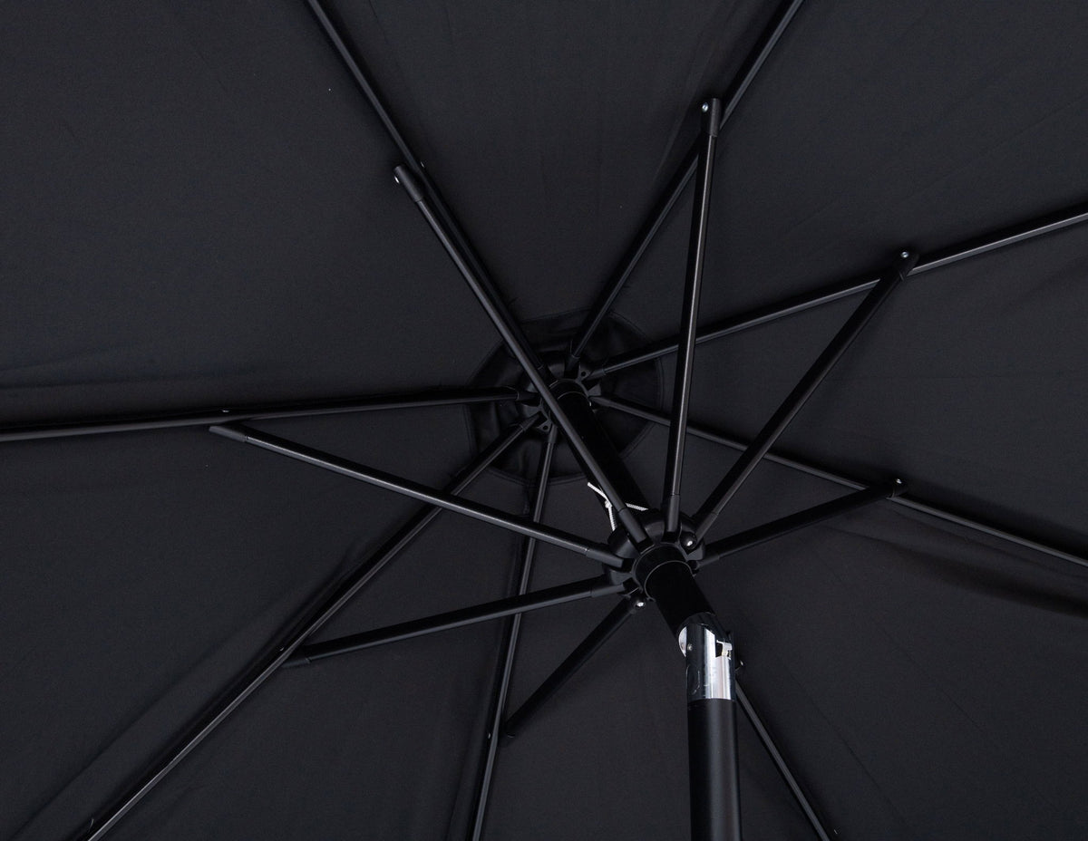 Amalfi - Patio Umbrella - Light Brown Base / Black Pole