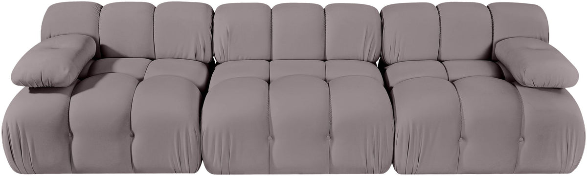 Orin - Velvet 3 Piece Modular Sofa