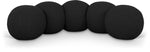 Apollo - Boucle Fabric Bench